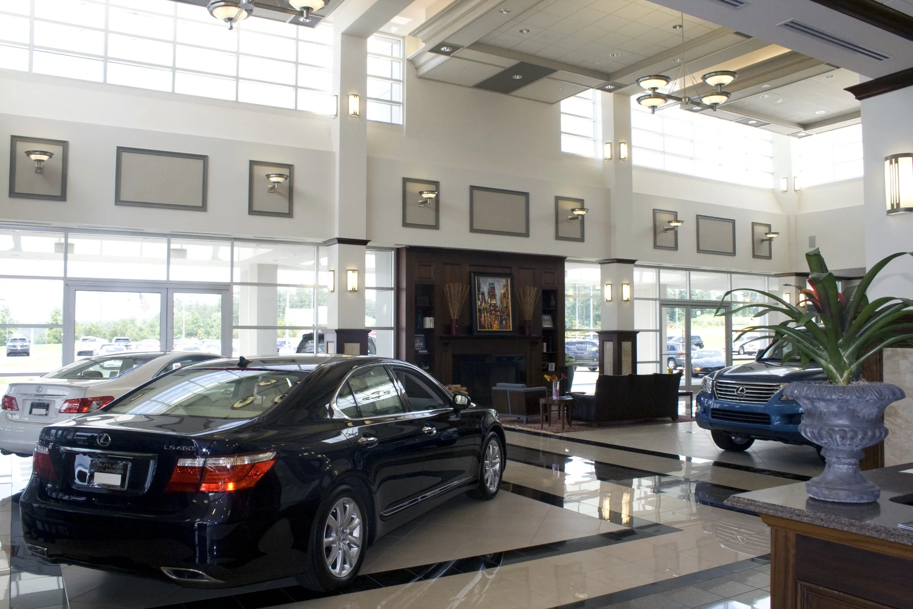 Daylit Butler Lexus showroom