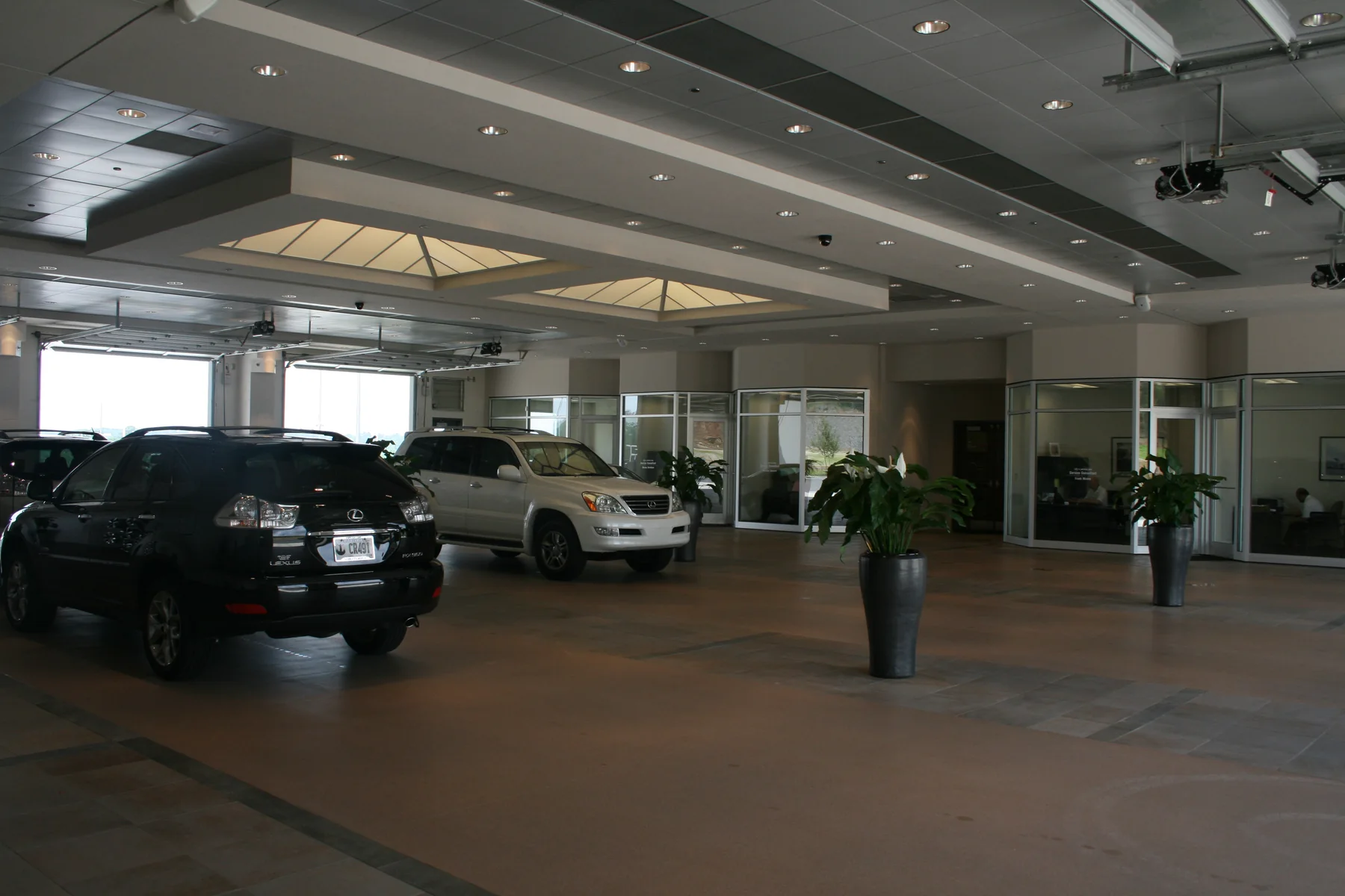 Vehicle display floor inside Butler Lexus