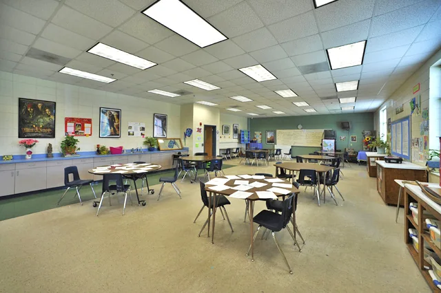 Flexible classroom at Howard High School