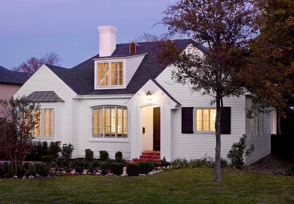 Front exterior of the Stewart Residence in Austin